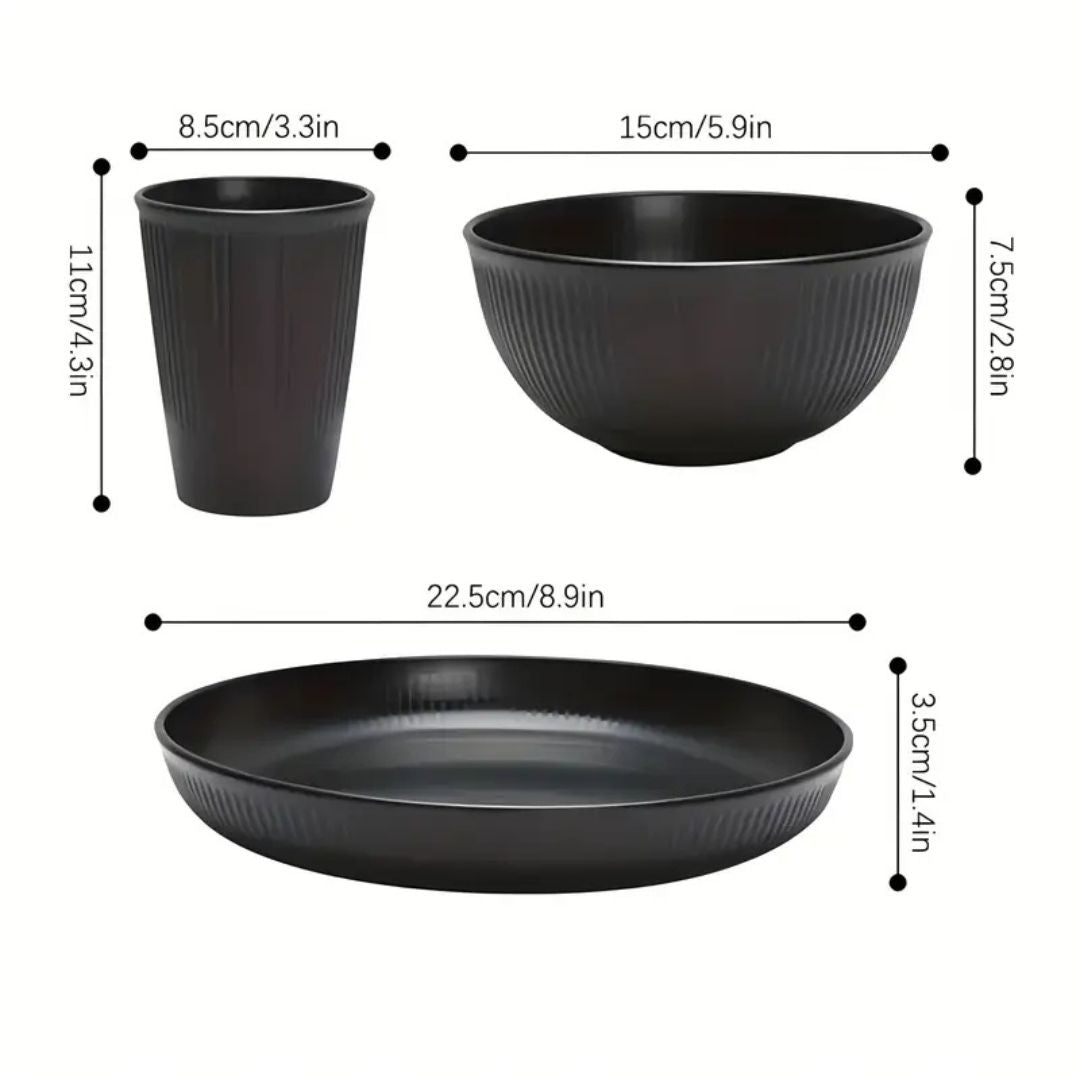 Sensory Friendly Elegant Dinnerware Soundless Set