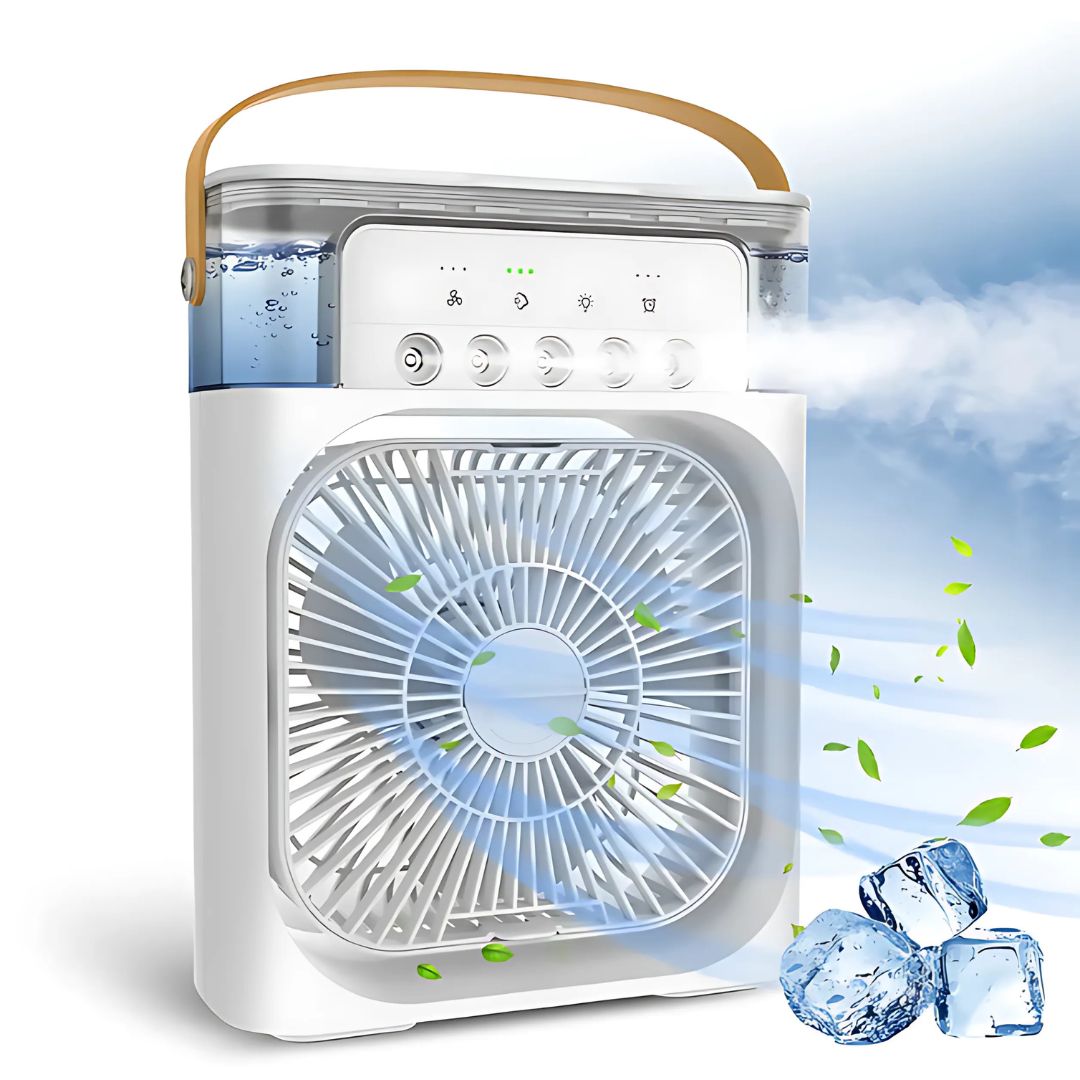 Menopause Bed Side Fan with Mist Spray