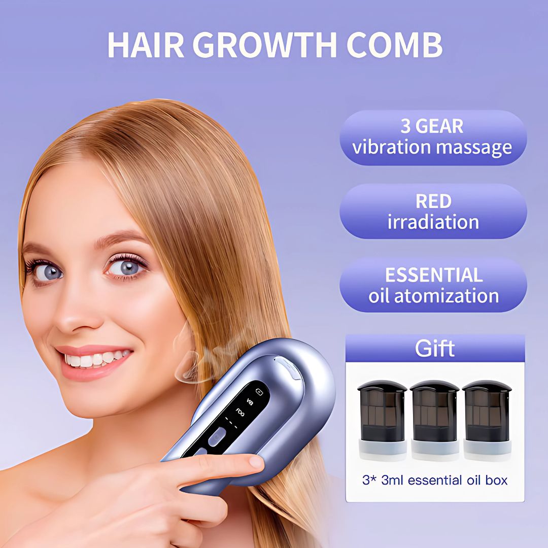Menopause Red Light Steam Brush