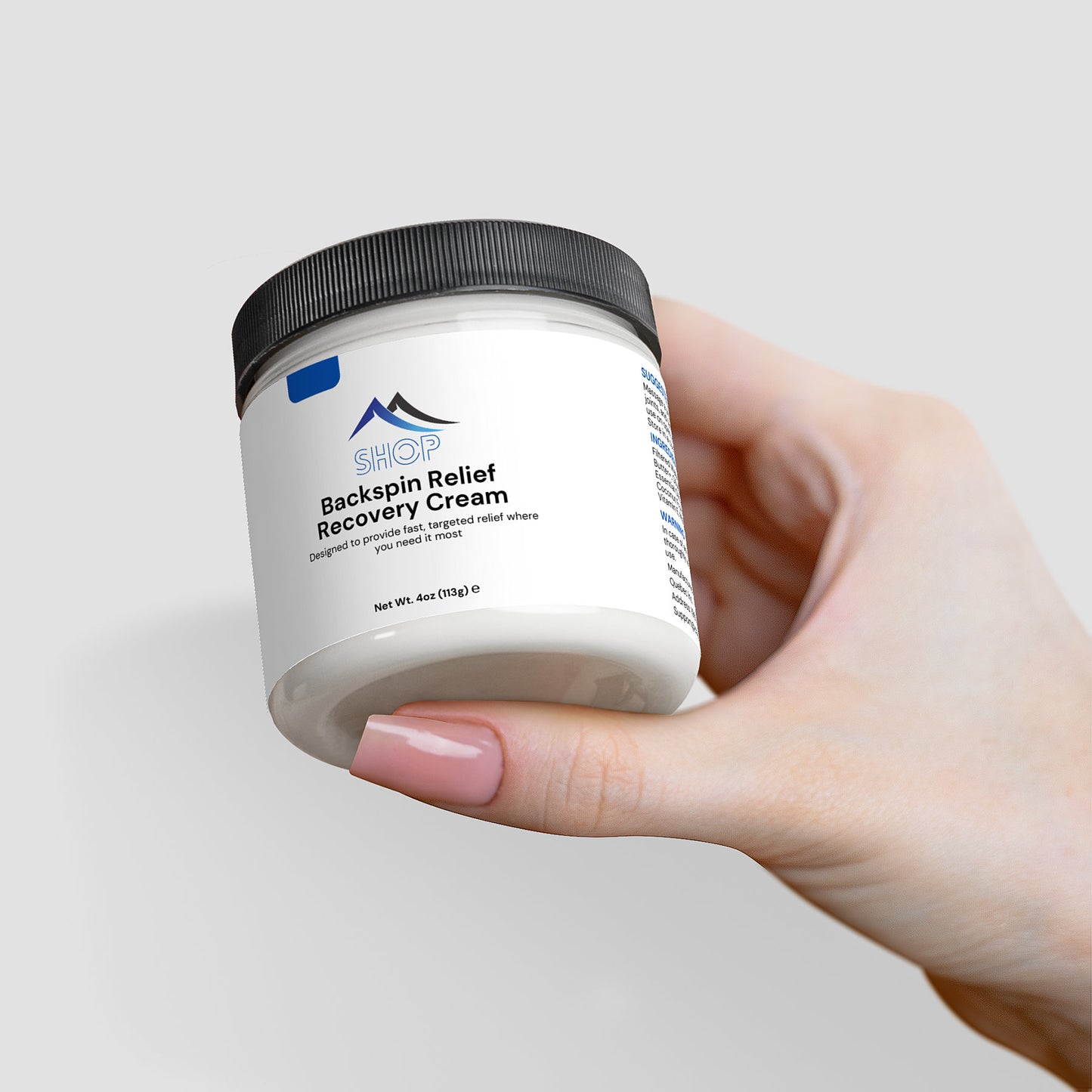 Backspin Relief Recovery Cream
