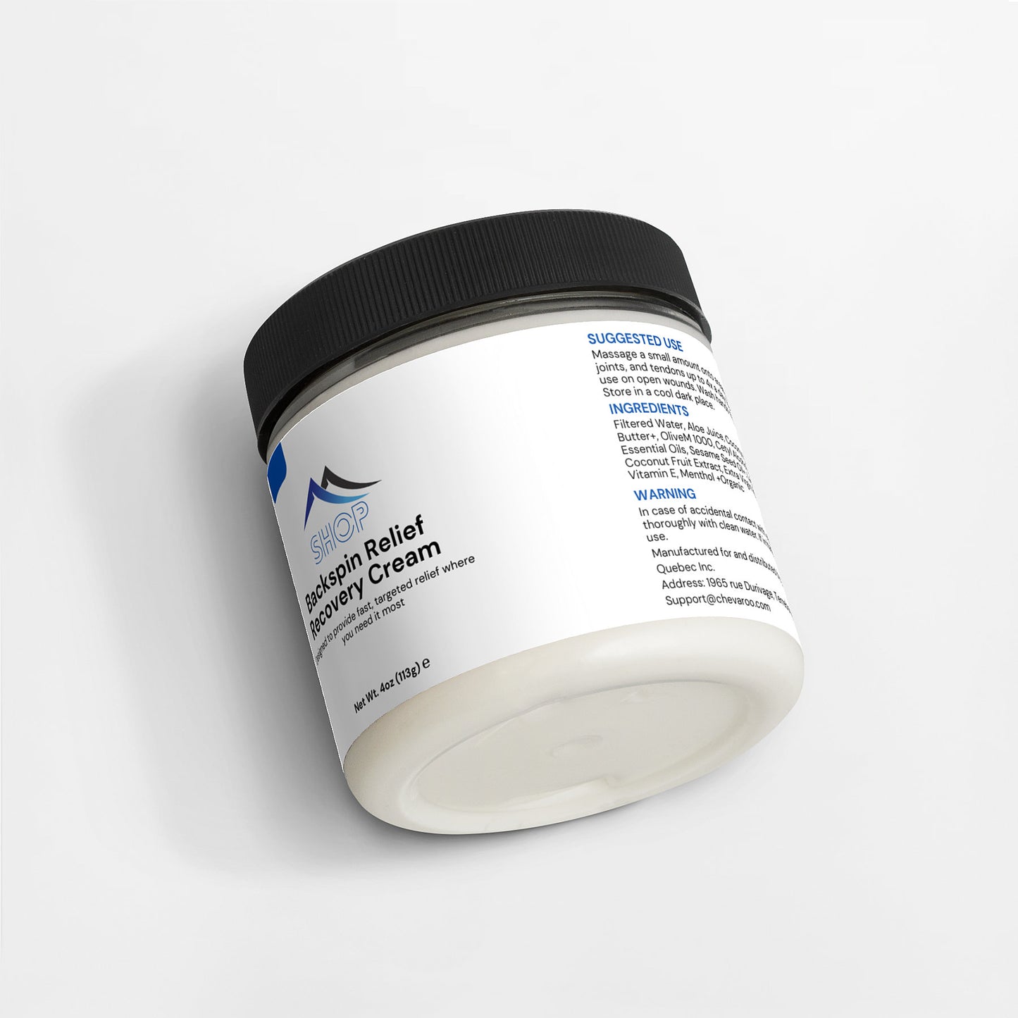Backspin Relief Recovery Cream