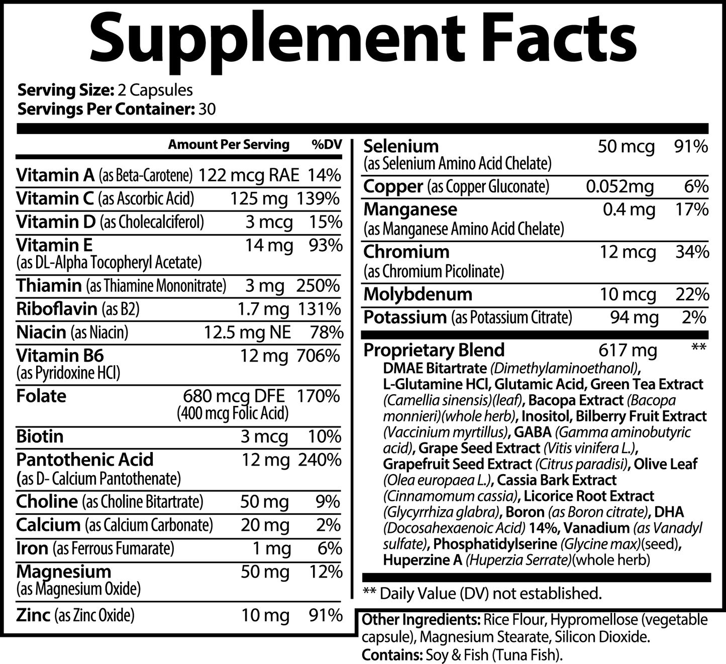 Eagle Eye Brain & Focus Formula