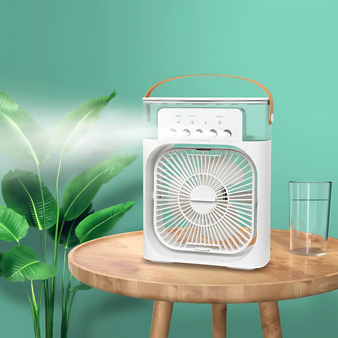 Menopause Bed Side Fan with Mist Spray