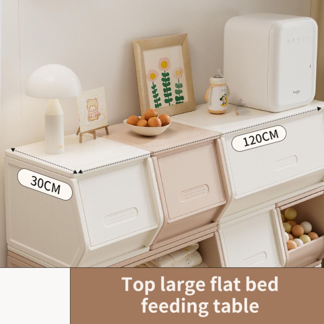 Posture Shop Baby Proof Stackable Toy Storage Organizer