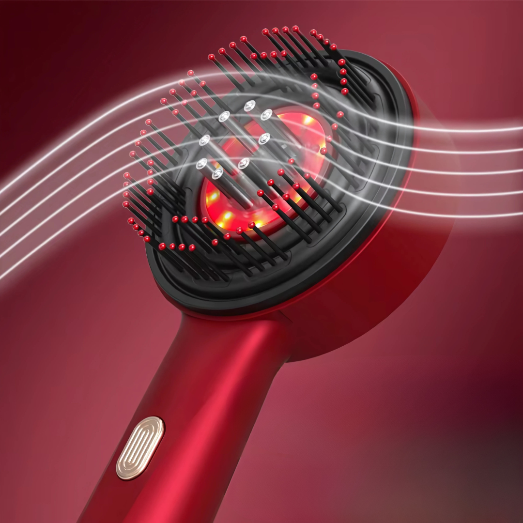 Relaxing Essential Oil Red Light Brush