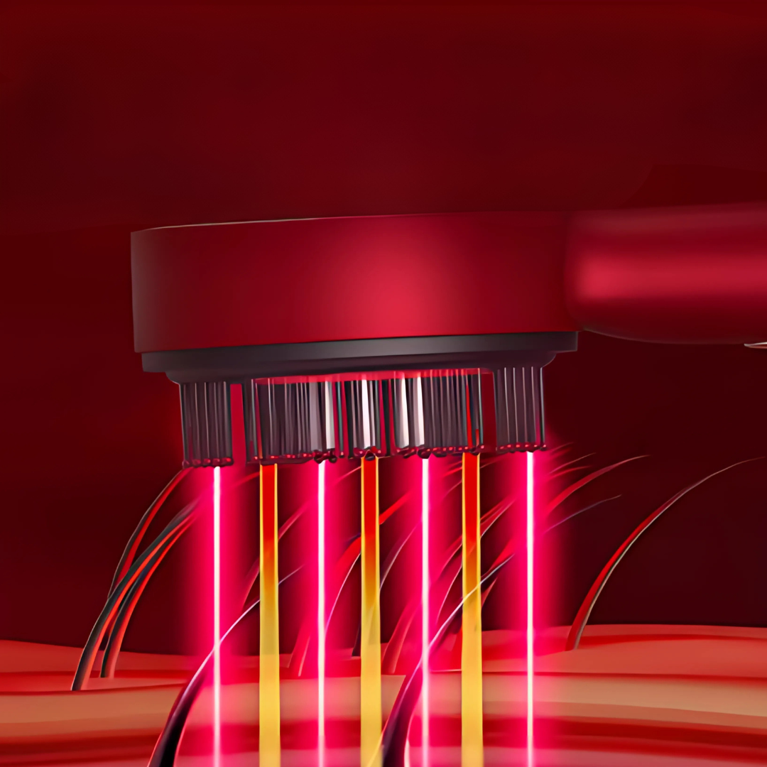 Relaxing Essential Oil Red Light Brush