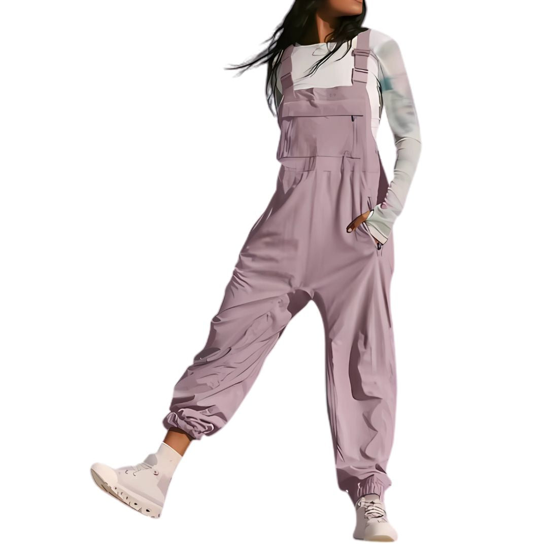 Cozy Oversized Maternity Jumpsuit