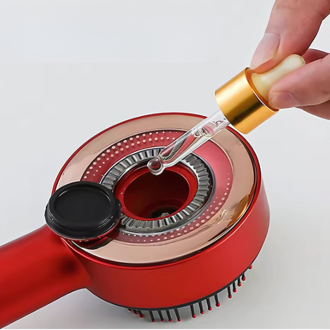 Relaxing Essential Oil Red Light Brush