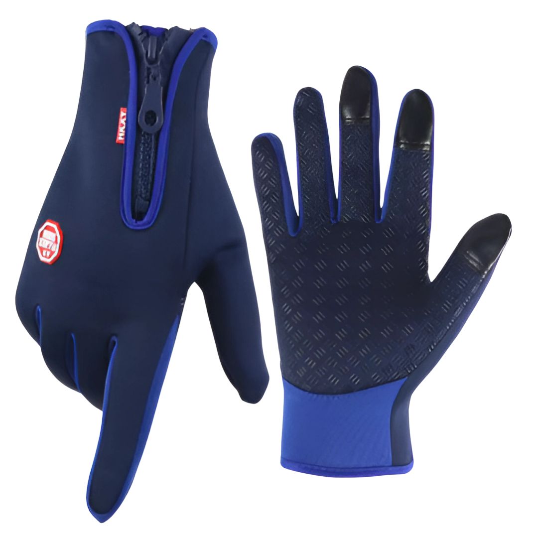 Zipper Warm Golf Gloves