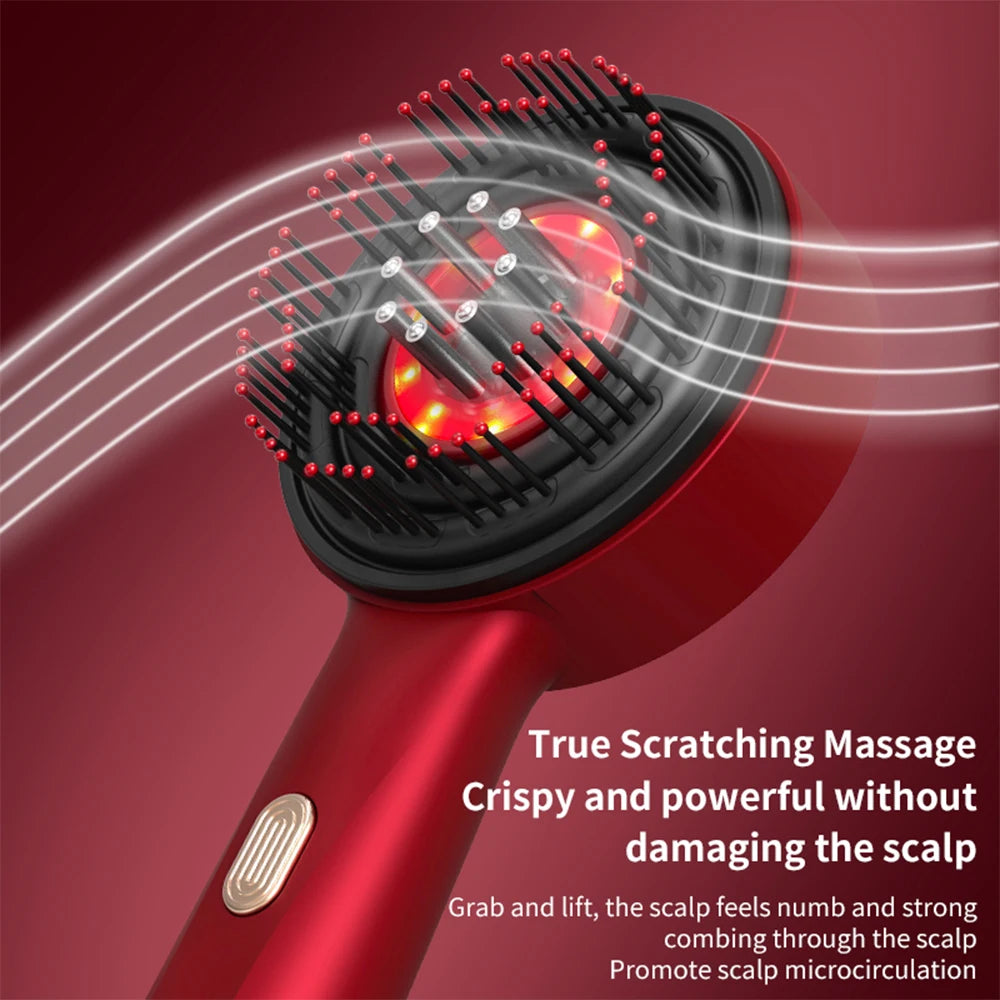 Relaxing Essential Oil Red Light Brush for Children