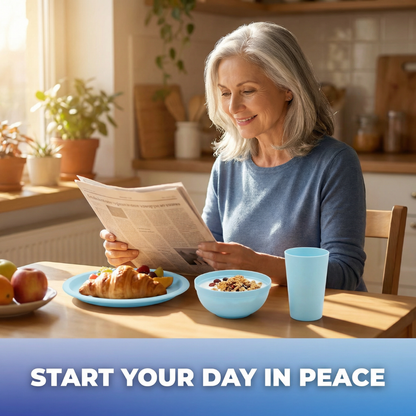 Sensory Friendly Complete Soundless Dinnerware Set