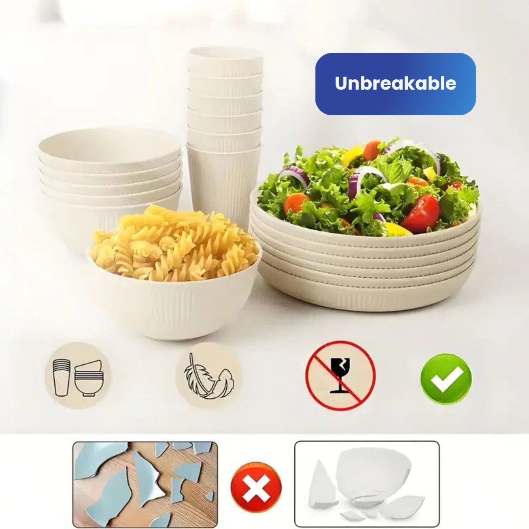 Sensory Friendly Elegant Dinnerware Soundless Set