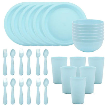 Sensory Friendly Complete Soundless Dinnerware Set