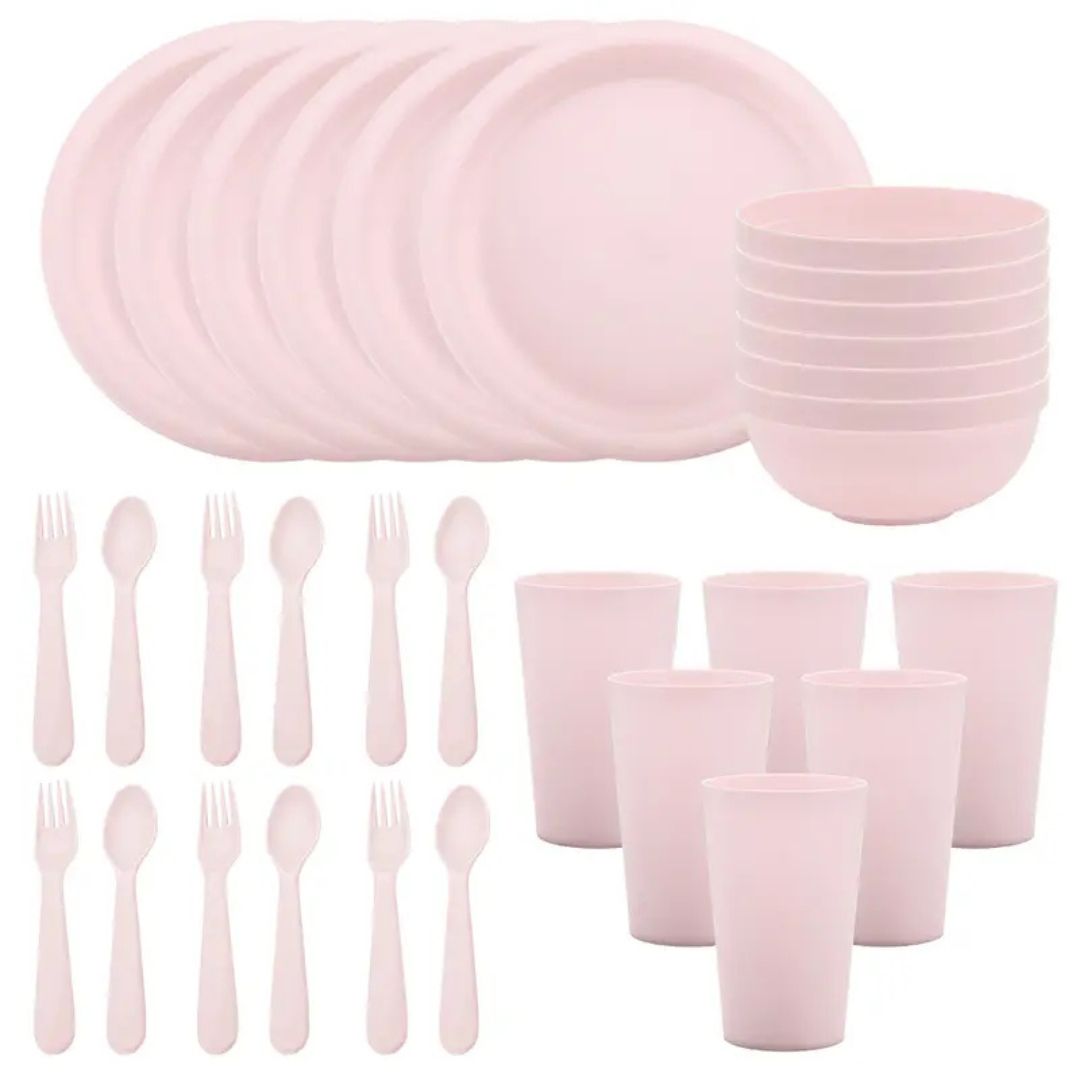 Sensory Friendly Complete Soundless Dinnerware Set