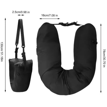 Stuffable Clothing Travel Neck Pillowcase