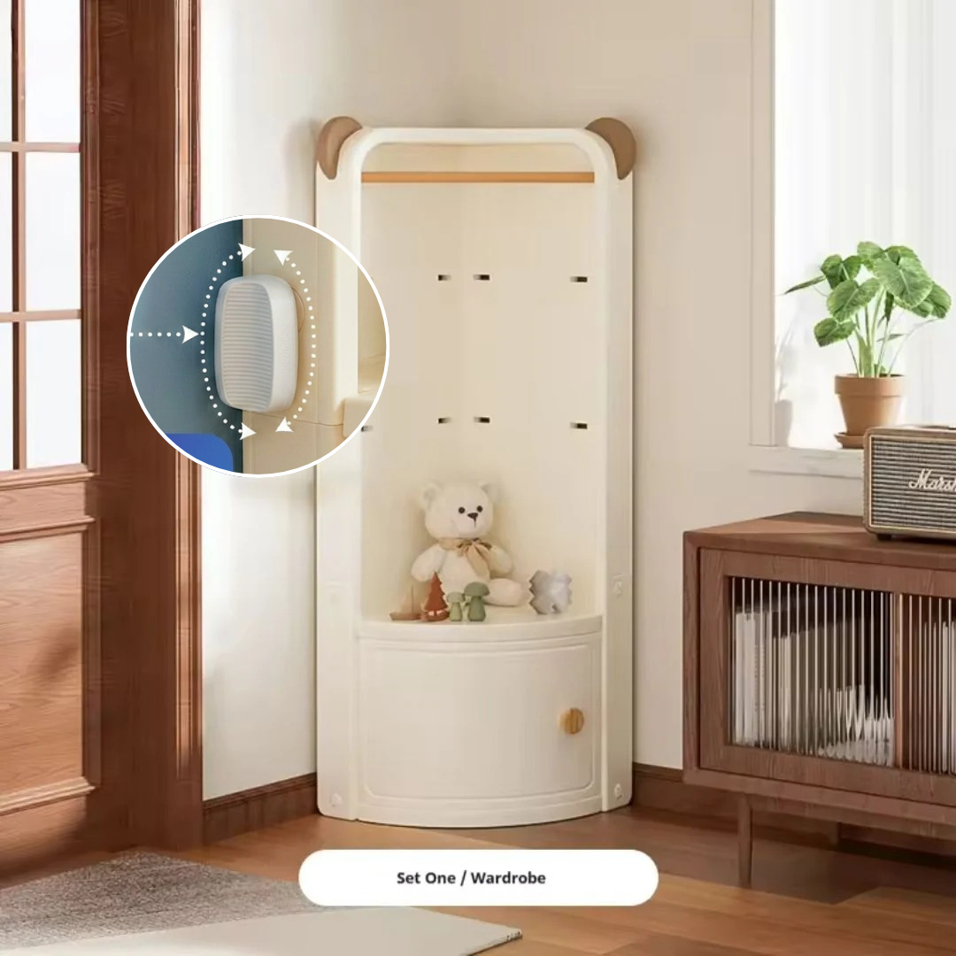 Posture Shop Baby Proof Anti-tip Corner Kids Storage Cabinet
