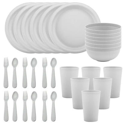 Sensory Friendly Complete Soundless Dinnerware Set