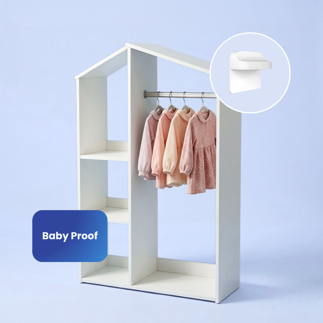 Posture Shop Kids Hanging Wardrobe Rod Baby Proof