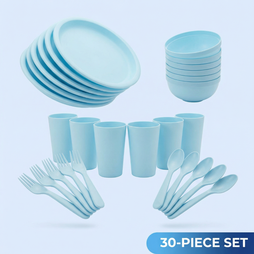 Sensory Friendly Complete Soundless Dinnerware Set