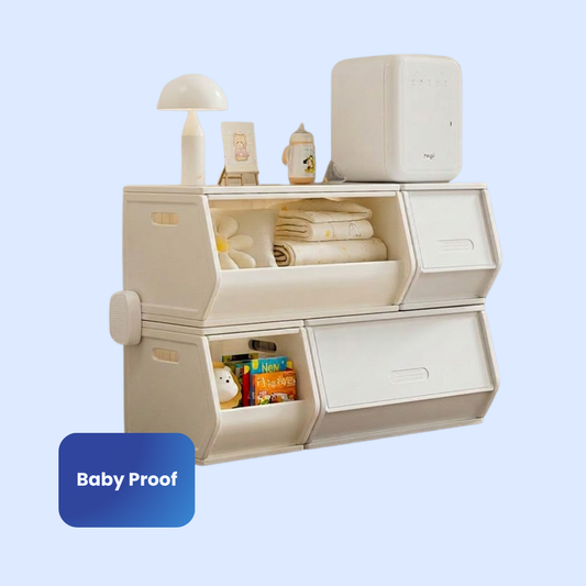 Posture Shop Baby Proof Stackable Toy Storage Organizer