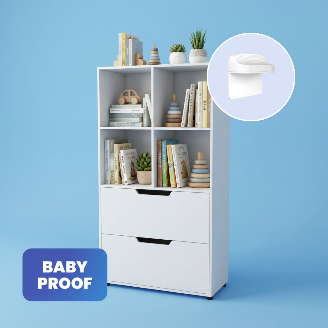 Posture Shop Baby Proof Bookshelf and Storage Organizer