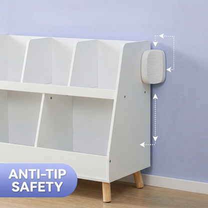 Posture Shop Kids Bookcase and Toy Storage Anti-tip
