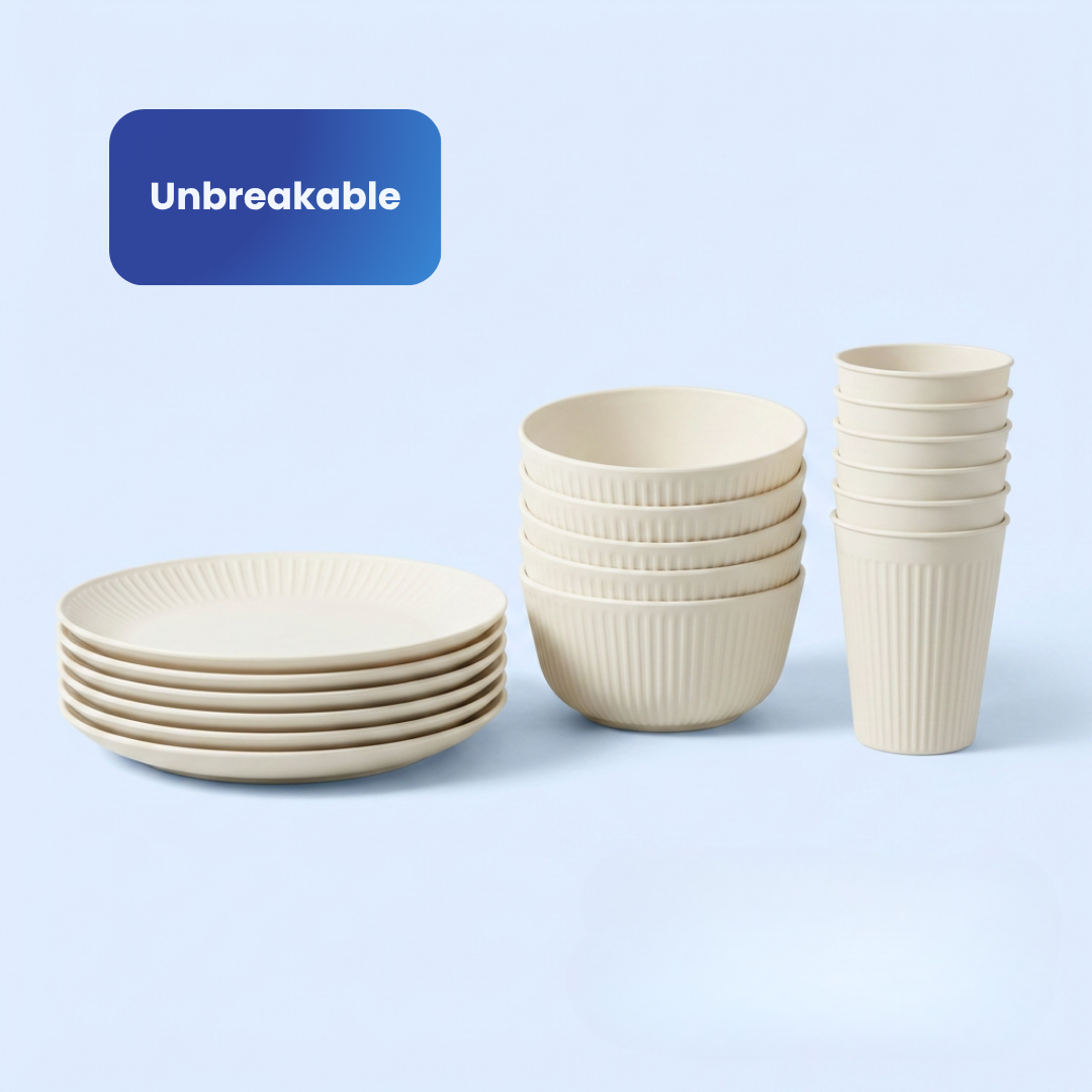 Sensory Friendly Elegant Dinnerware Soundless Set