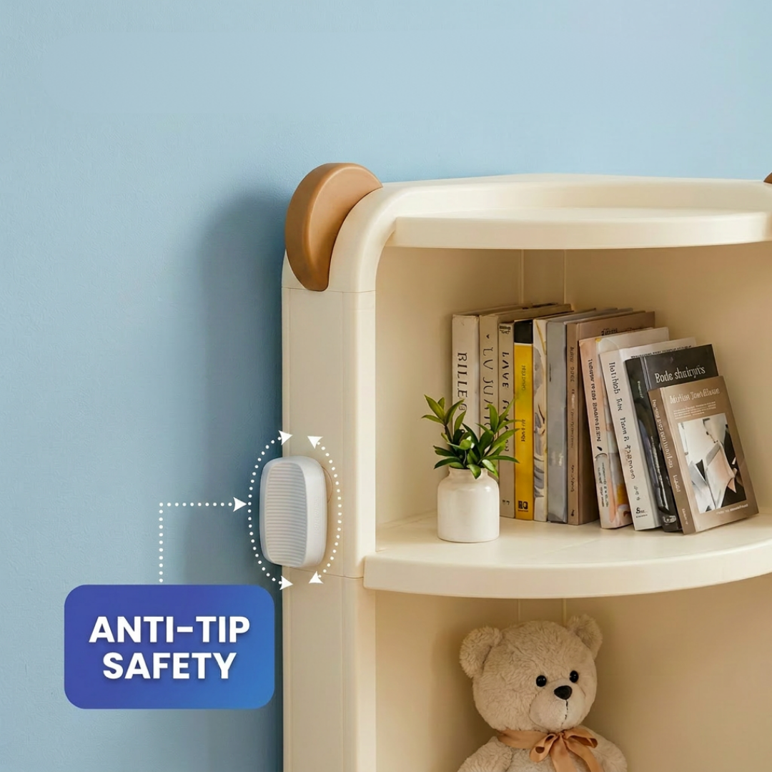Posture Shop Baby Proof Anti-tip Corner Kids Storage Cabinet