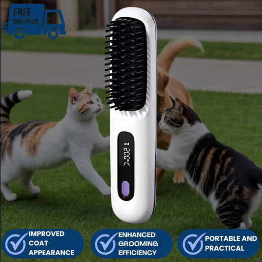 Dog & Cat Heated Brush