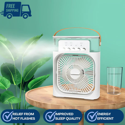 Menopause Bed Side Fan with Mist Spray
