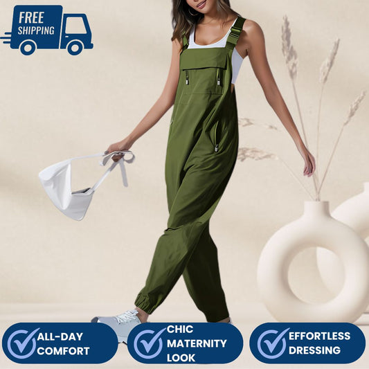 Cozy Oversized Maternity Jumpsuit
