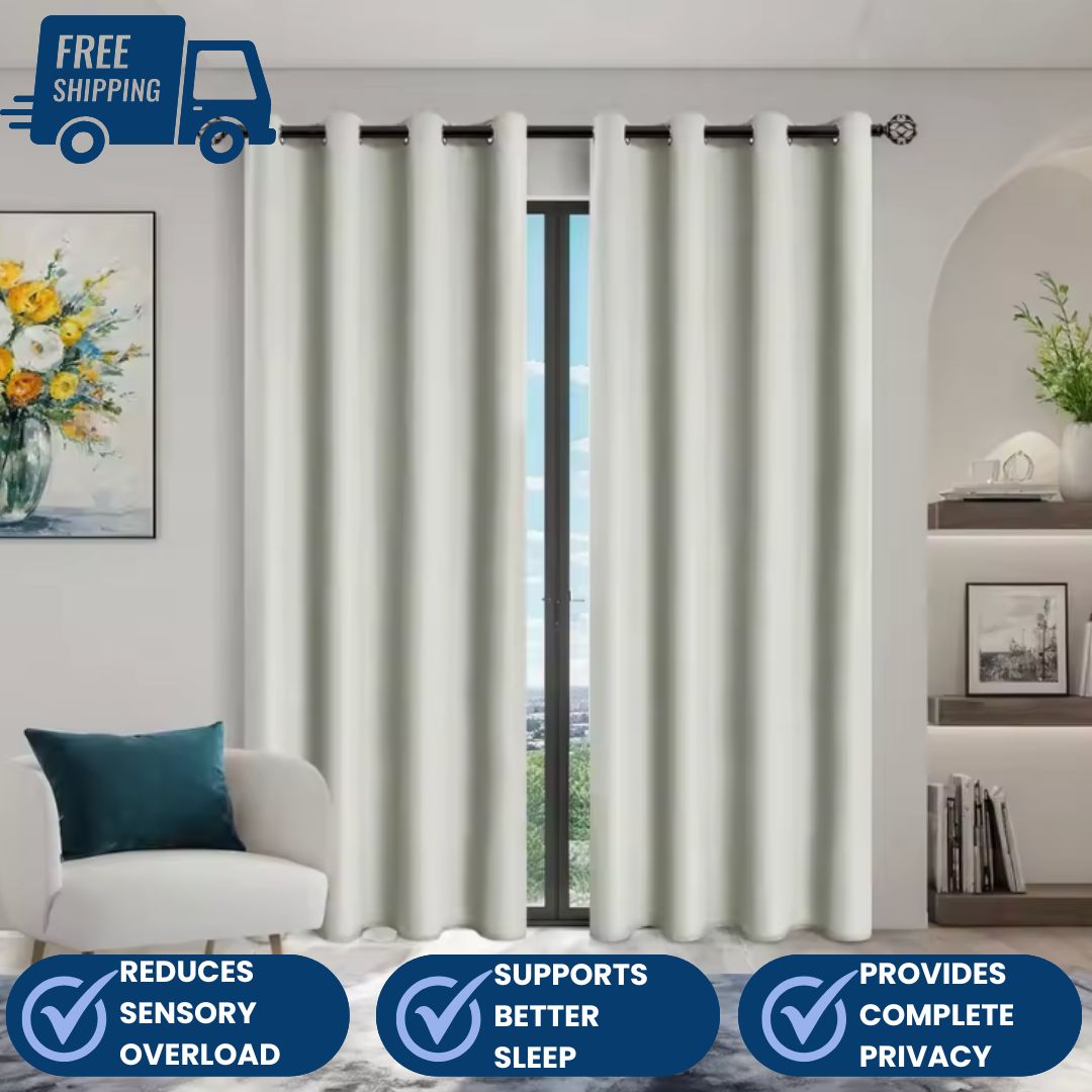 Sensory Friendly Complete Blackout Curtains