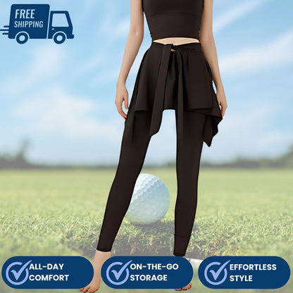 Lace-Up Golf Skirt Legging