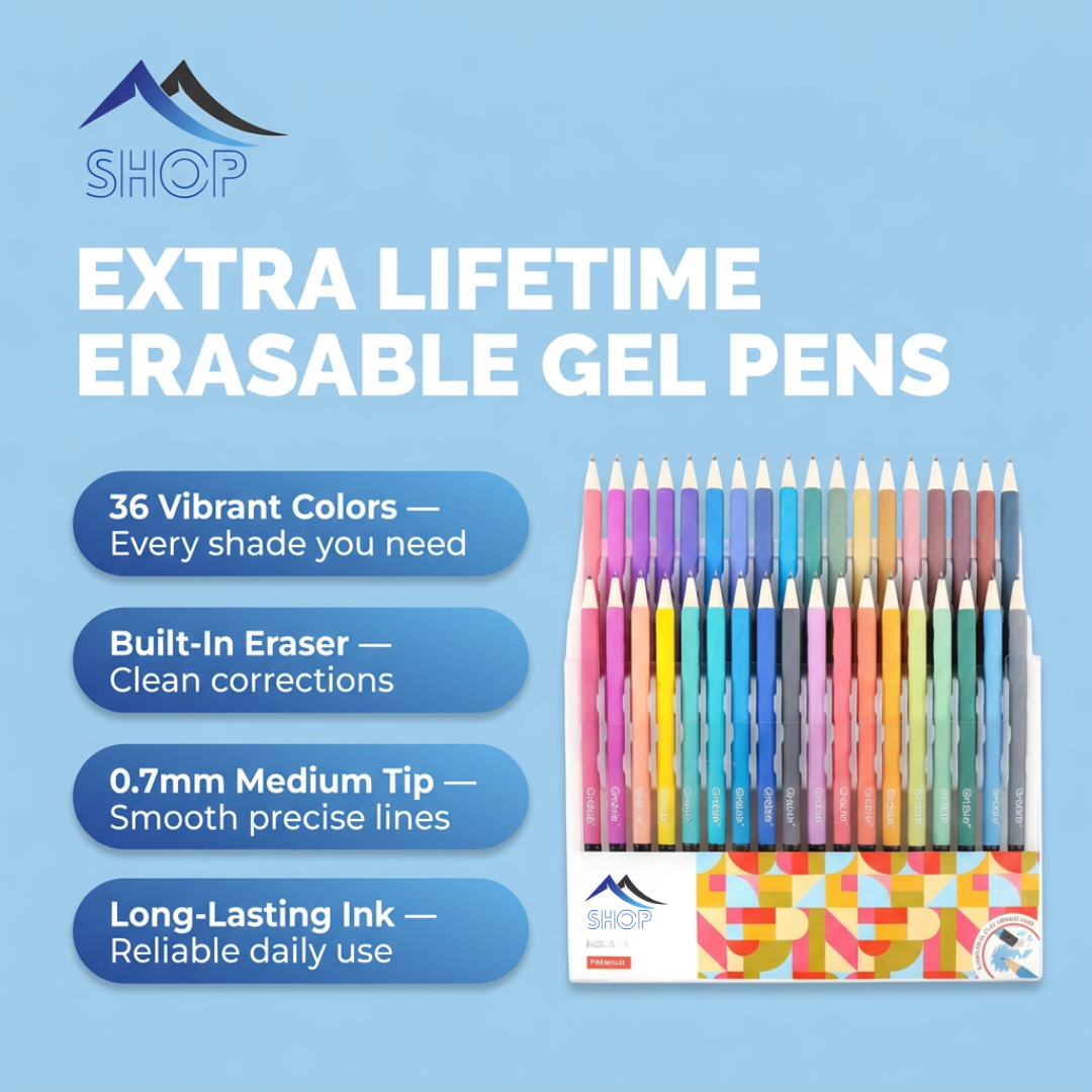 Posture Shop Extra Lifetime Erasable Gel Pens