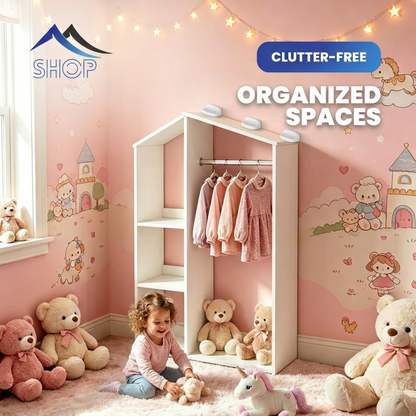 Posture Shop Kids Hanging Wardrobe Rod Baby Proof