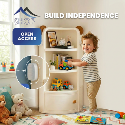 Posture Shop Baby Proof Anti-tip Corner Kids Storage Cabinet