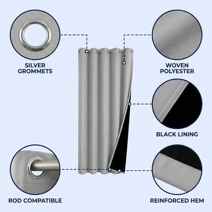 Sensory Friendly Complete Blackout Curtains