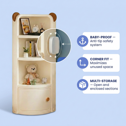 Posture Shop Baby Proof Anti-tip Corner Kids Storage Cabinet