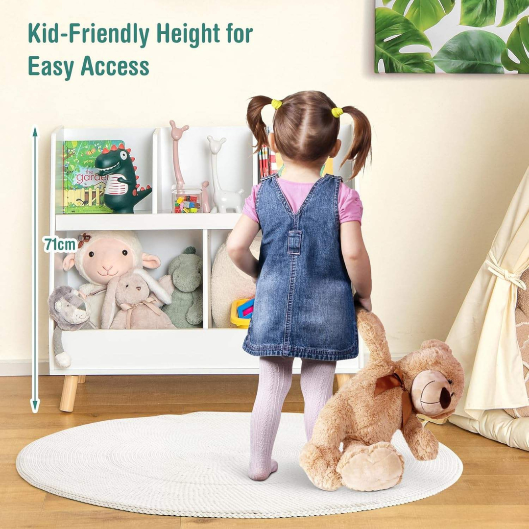 Posture Shop Kids Bookcase and Toy Storage Anti-tip