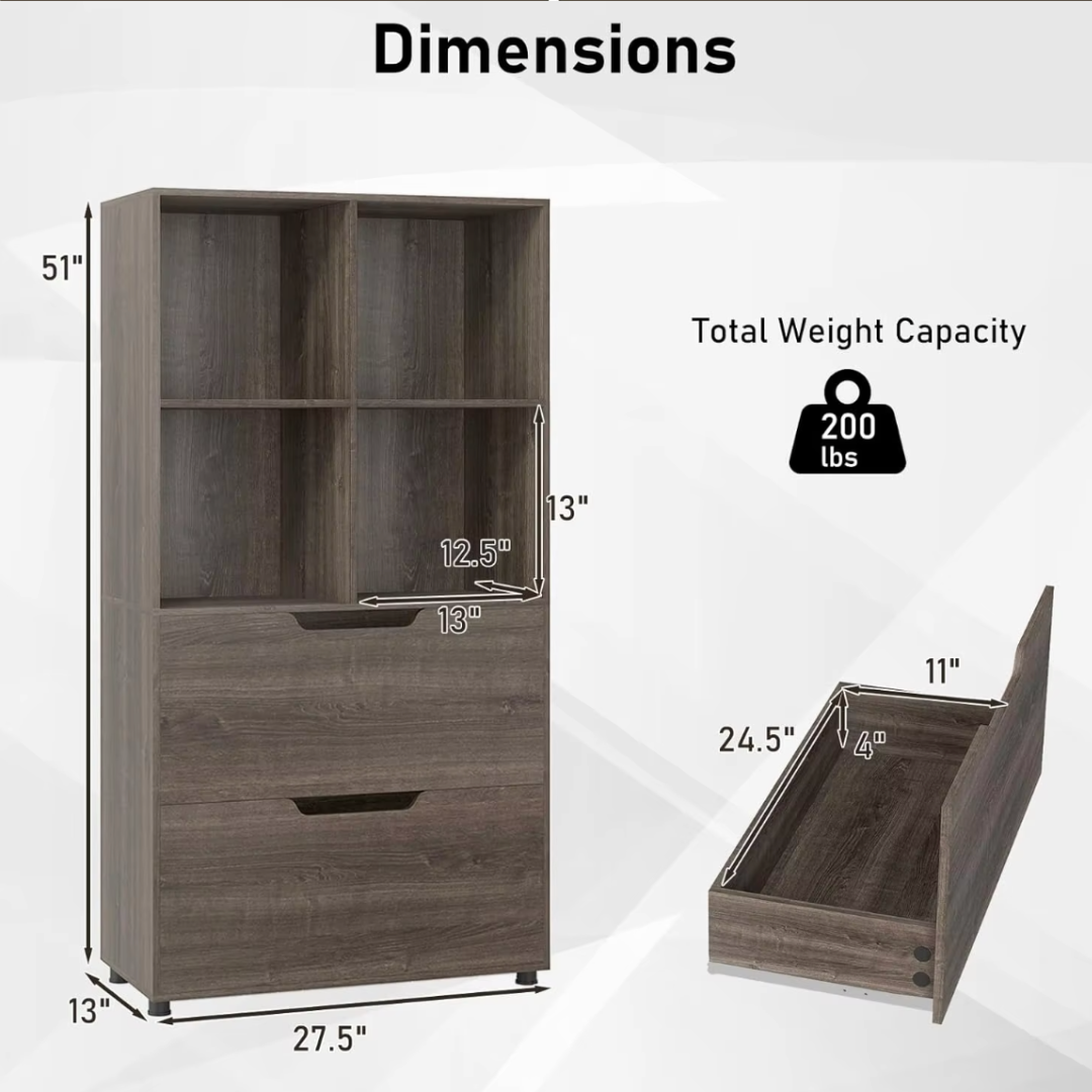 Posture Shop Baby Proof Bookshelf and Storage Organizer
