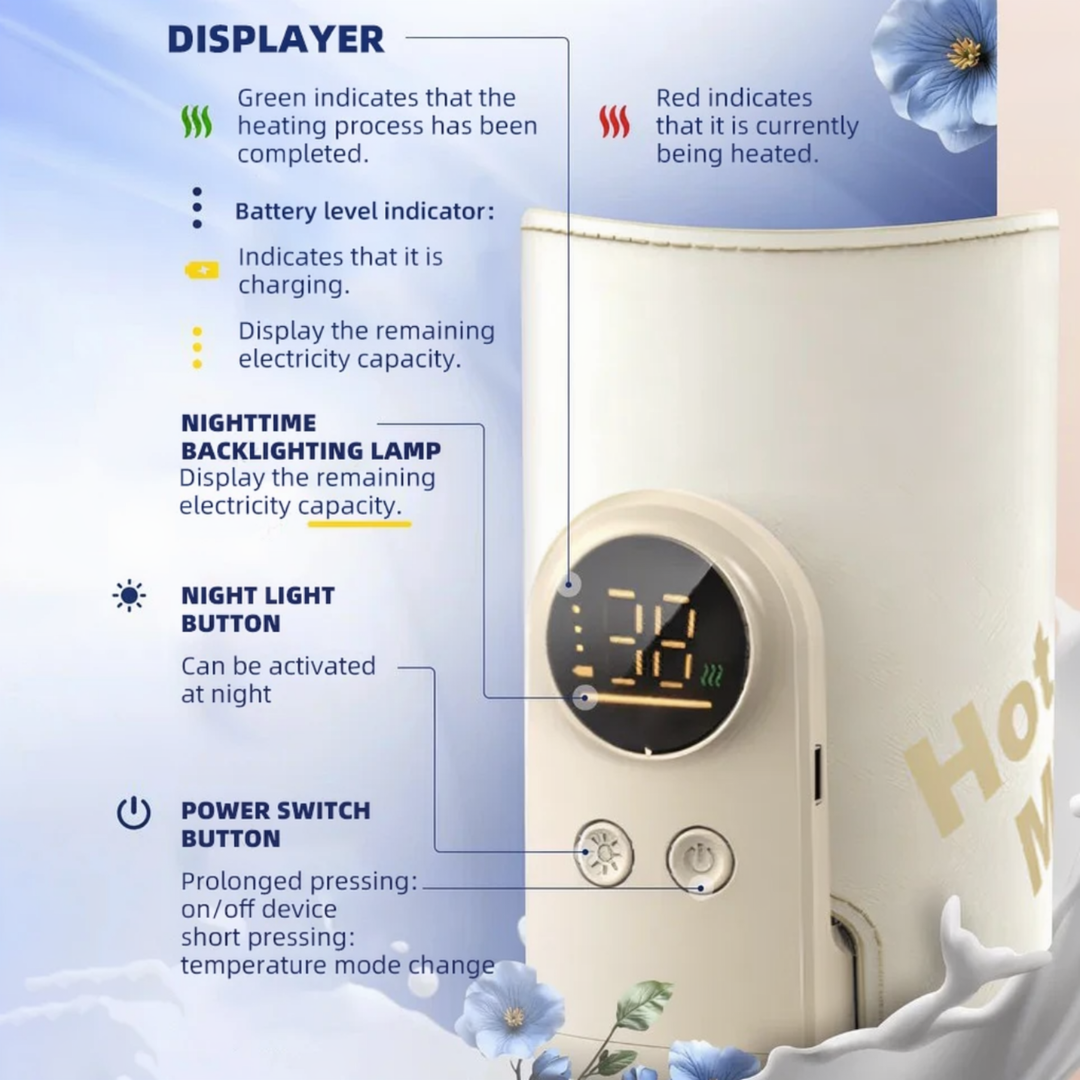 Posture Shop AI Portable Baby Bottle Warmer