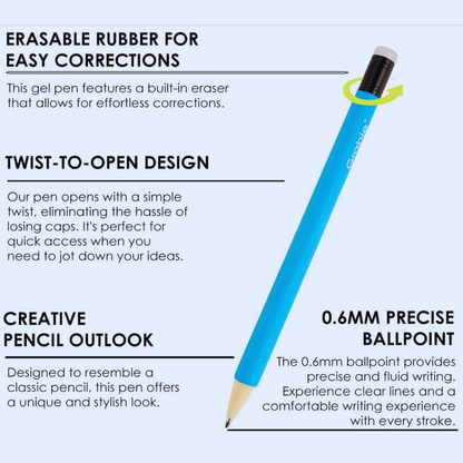 Posture Shop Extra Lifetime Erasable Gel Pens