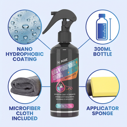 Hydrophobic Rear Windshield Spray