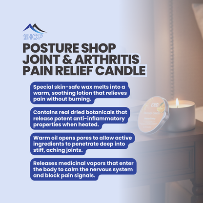 Posture Shop Joint & Arthritis Pain Relief Candle