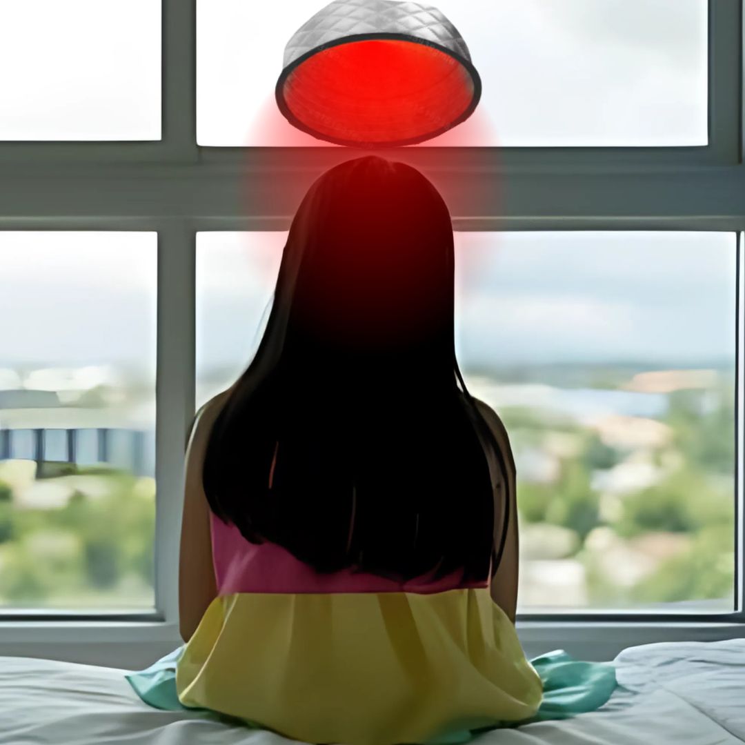 Relaxing Red Light Hat for Children