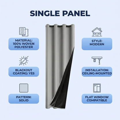 Sensory Friendly Complete Blackout Curtains