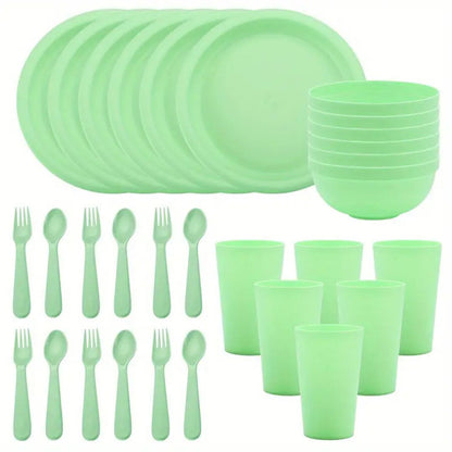 Sensory Friendly Complete Soundless Dinnerware Set