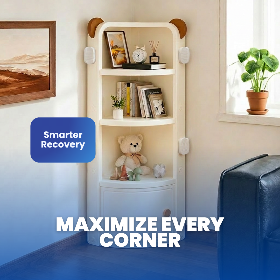 Posture Shop Baby Proof Anti-tip Corner Kids Storage Cabinet