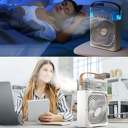Menopause Bed Side Fan with Mist Spray