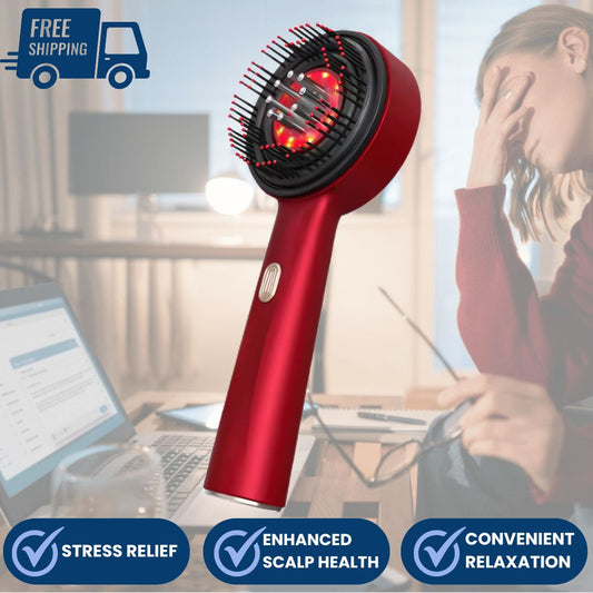 Relaxing Essential Oil Red Light Brush